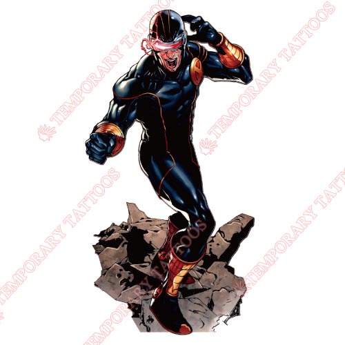 Cyclops Marvel Customize Temporary Tattoos Stickers NO.472